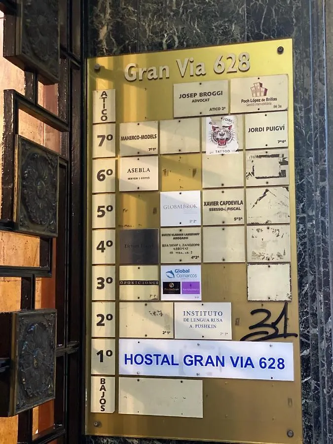 Hostal Granvia 628 Barcelona 0*,  Španělsko